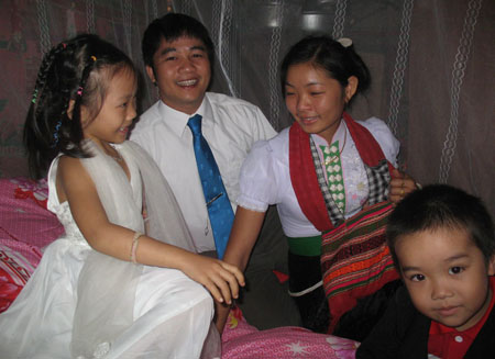 El ritual de casamiento de los Thái.